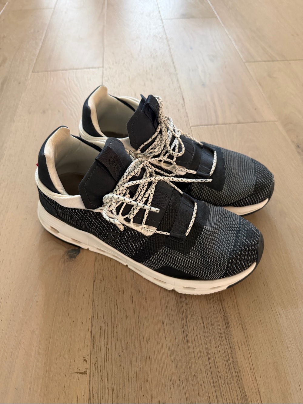 On Running Black and White Men's Athletic Sneakers